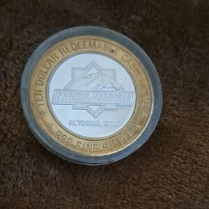 Prairie Meadows Racetrack & Casino $10 Collector's Series Coin